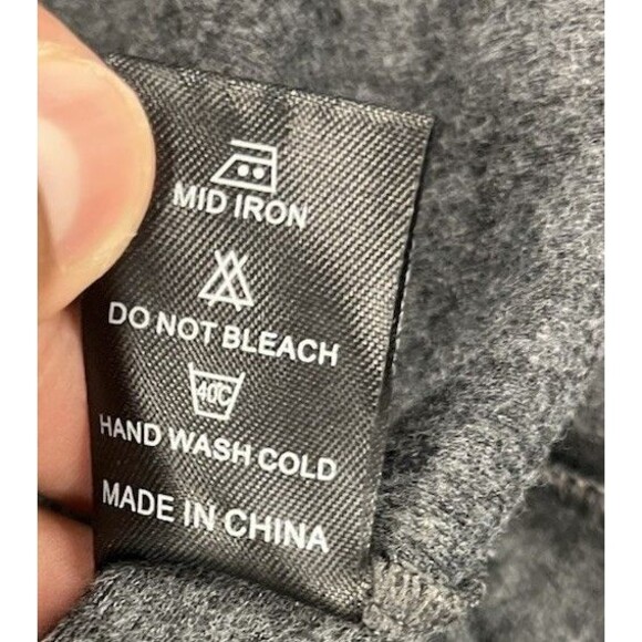 Pretty Angel Tunic Top Womens Silk Blend Size XL Gray Artsy Witchy Whimsygoth - Picture 6 of 6